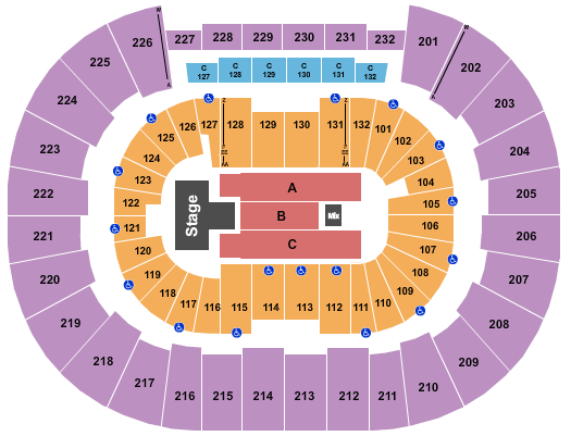 Legacy Arena New Edition Seating Chart